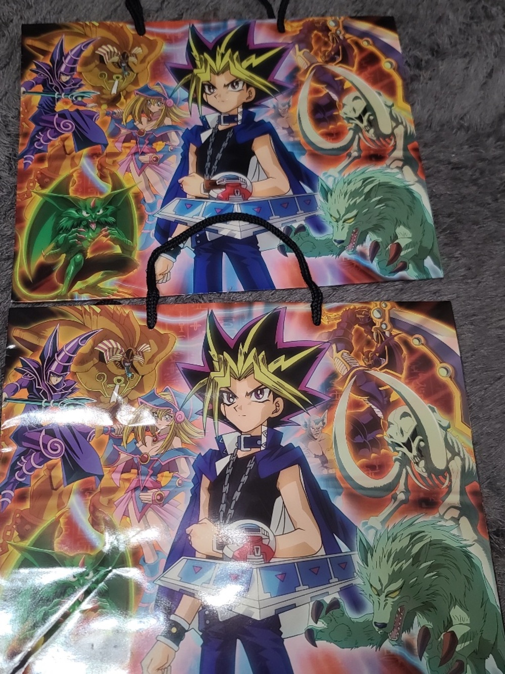 2 vintage 1996 Yu-Gi-Oh! Kazuki Takahashi party gift bags